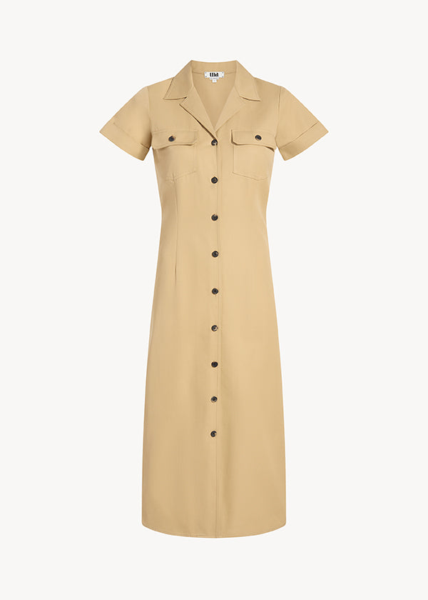JACQUELYN TWILL DRESS